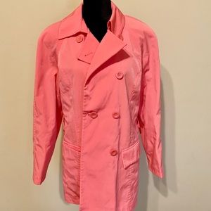 Peach/pink rain jacket